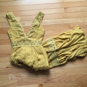 Mustard Yellow Maxi Dress